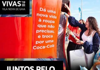 No Marés Vivas pode trocar roupa usada por garrafa de bebida