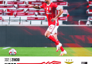 A lista de convocados do Benfica para a receção ao Vitória SC