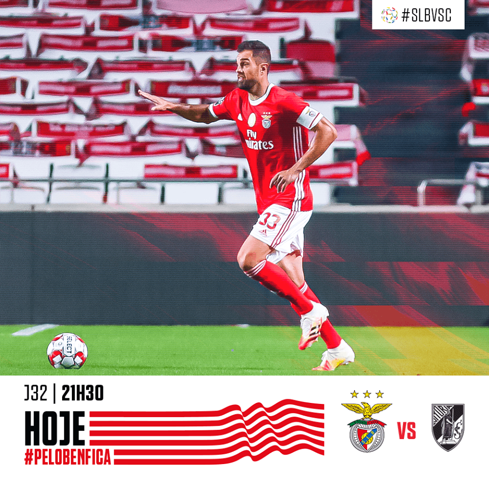 A lista de convocados do Benfica para a receção ao Vitória SC