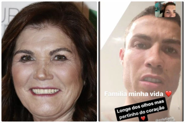Dolores Aveiro mostra videochamada com Cristiano Ronaldo