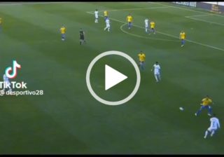 Estava “lesionado”, levantou-se em segundos