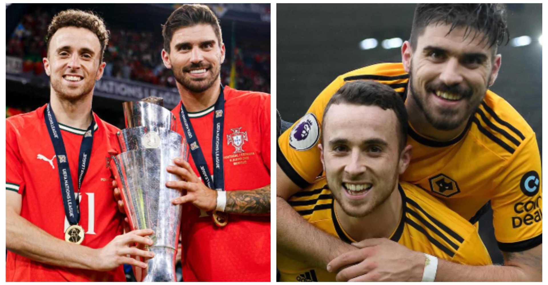 Rúben Neves despede-se de Diogo Jota com texto comovente: “Quando for à seleção vais continuar ao meu lado …”